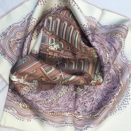 Hodvábna šatka Tower of Babel