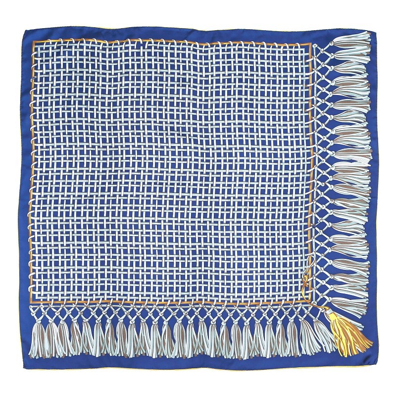 Hodvábna-šatka-blue-knot-90x90cm-modrá Hodvábna-šatka-blue-knot-90x90cm-modrá