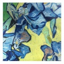 Hodvábna šatka Van Gogh - Iris - detail 1